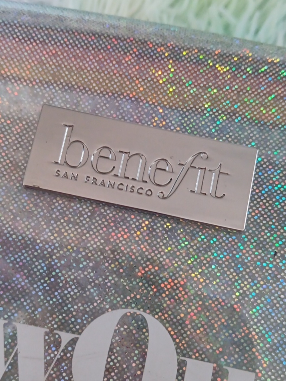 Benefit Holographic Silver BrowQueen Cosmetic Pouch - Picture 3 of 10
